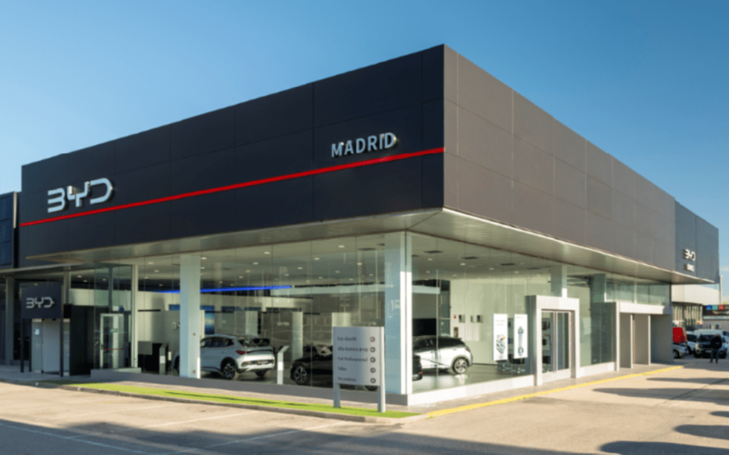 Nuevo concesionario de BYD en Madrid