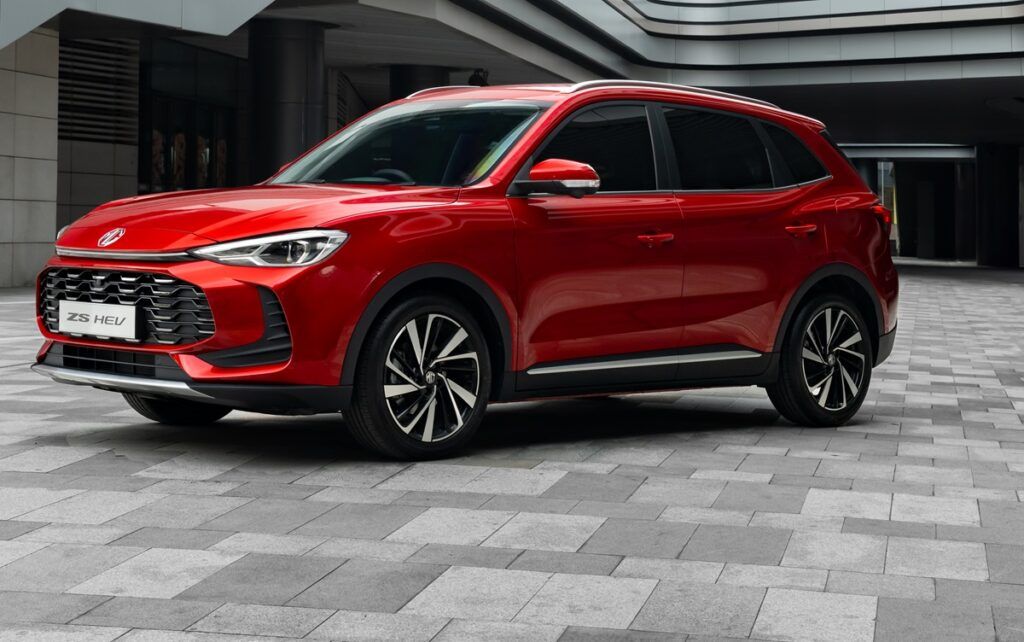Frontal del nuevo MG ZS hibrido