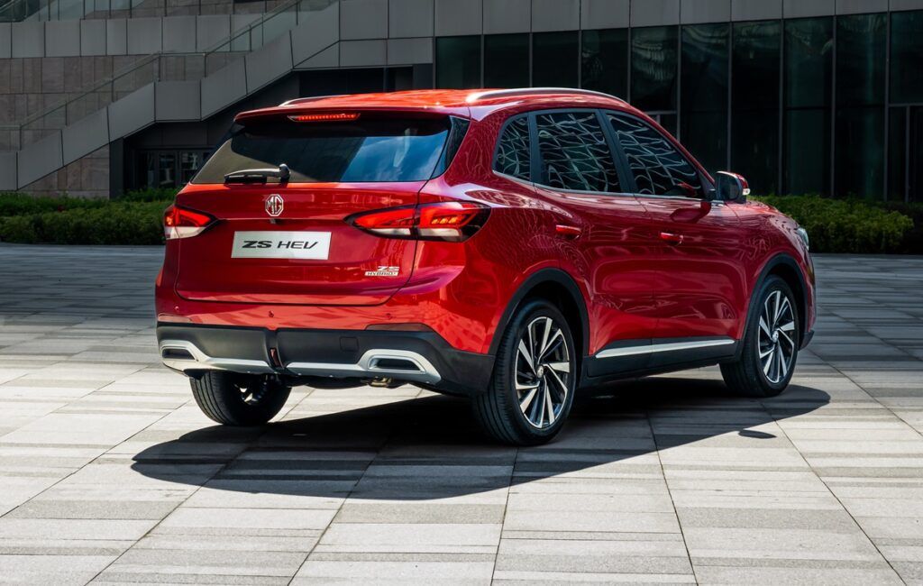 Detalle de la trasera del nuevo MG ZS hibrido